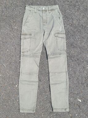 H&M Olive Green Double Knee Cargo Pants US 4